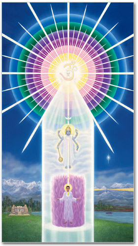The Chart of Your Divine Self is a portrait of you and the God within you. It is a diagram of yourself and your potential to become who you really are. It is an outline of your spiritual anatomy.